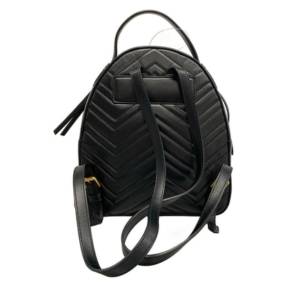 Gucci Backpack GG Marmont Quilted Leather Black Animal Butterfly — view 3