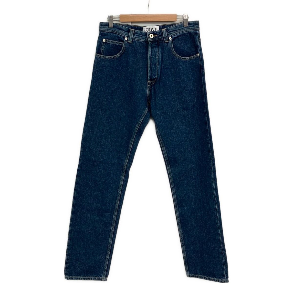 Loewe Jeans L Blue Full Length Button 48