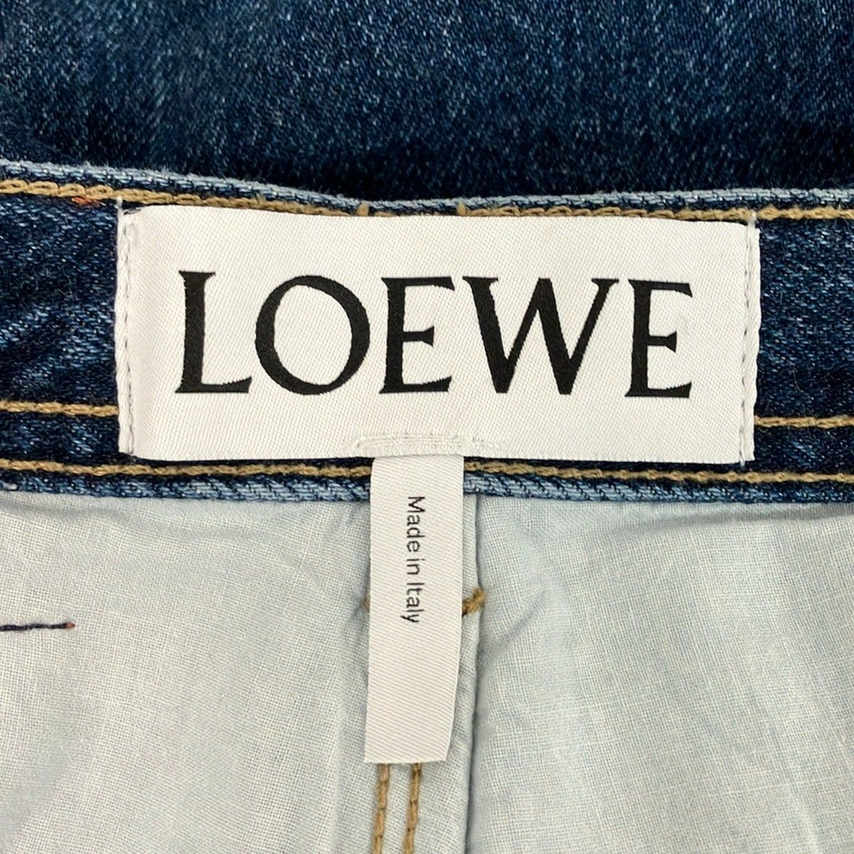 Loewe Jeans L Blue Full Length Button 48 — view 3