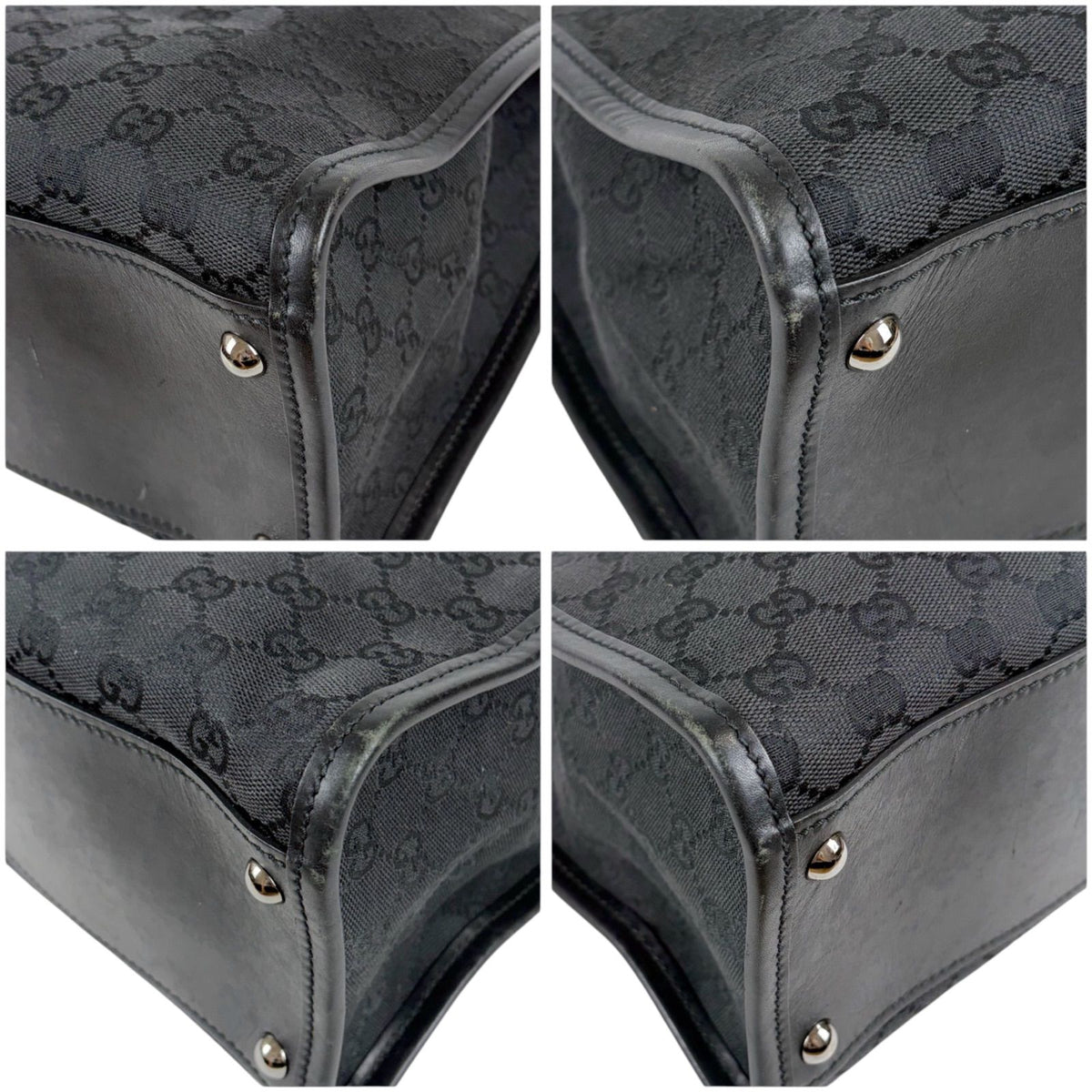 Gucci GG Canvas Hobo Black — view 5