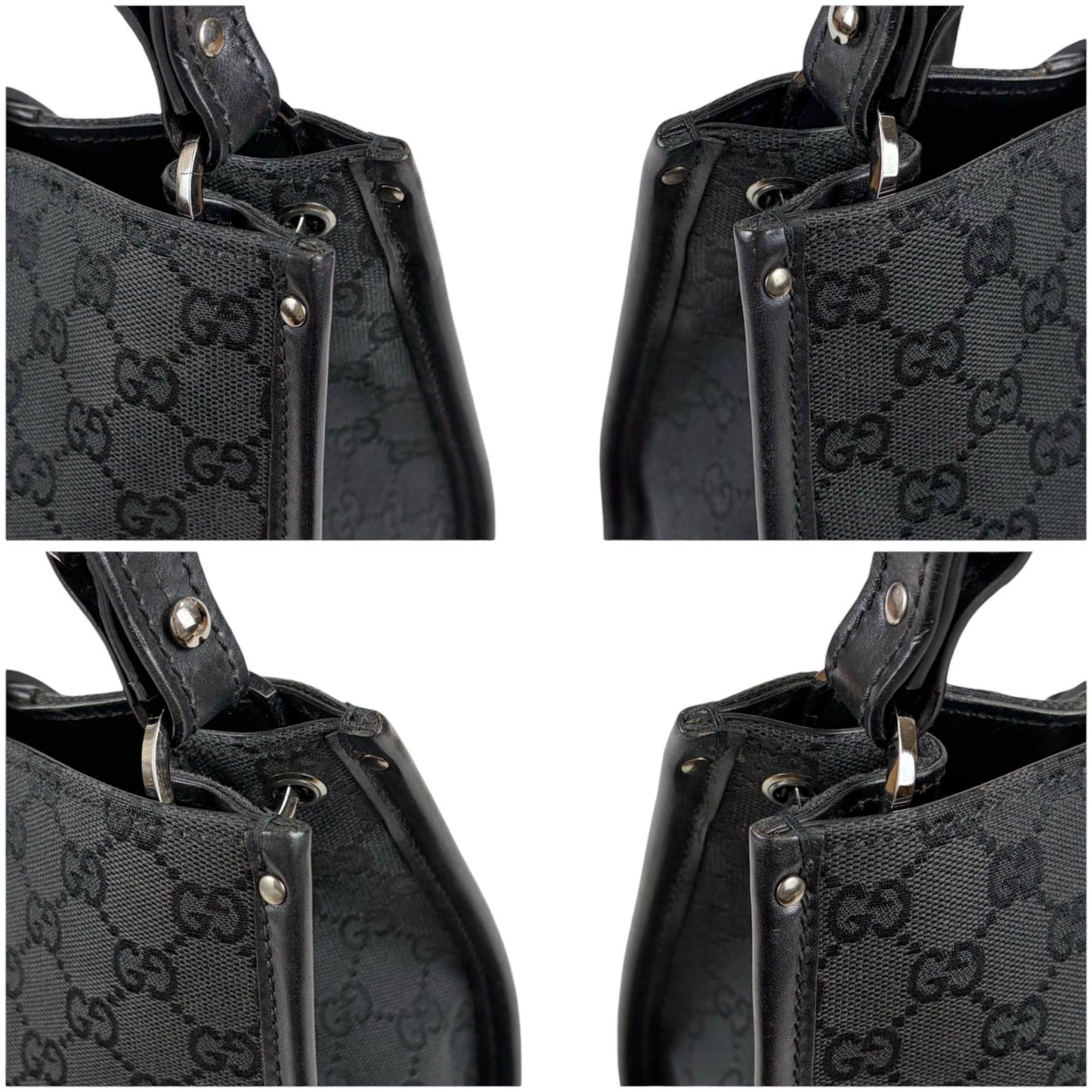 Gucci GG Canvas Hobo Black — view 4
