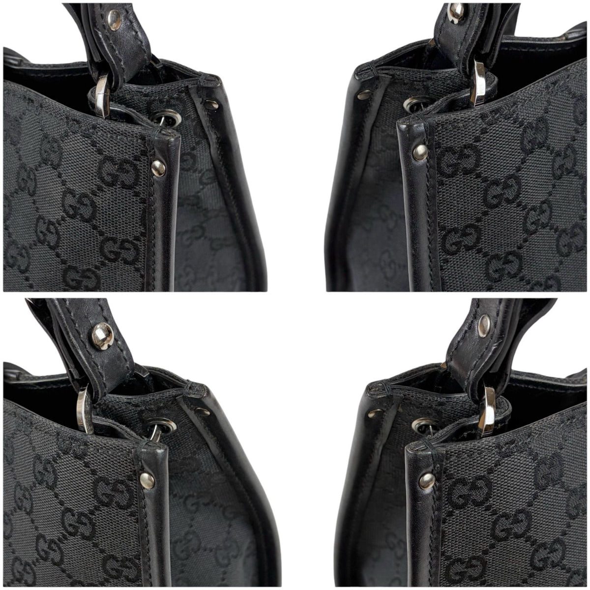 Gucci GG Canvas Hobo Black — view 4
