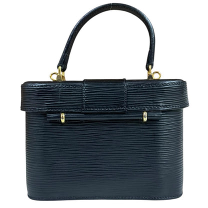 Fendi Epi Vanity Shoulder Bag Leather Black — view 3