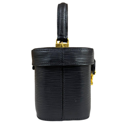 Fendi Epi Vanity Shoulder Bag Leather Black — view 4