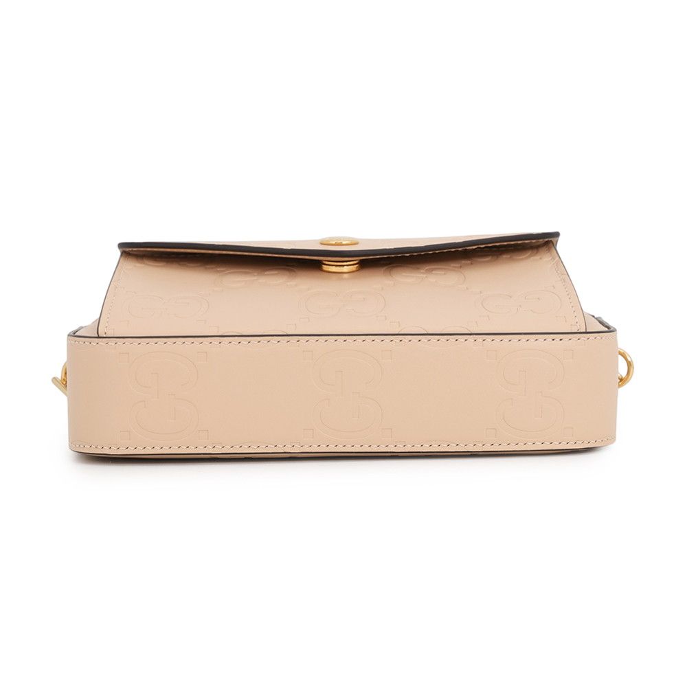 Gucci Chain Shoulder Bag GG Super Mini Leather — view 3