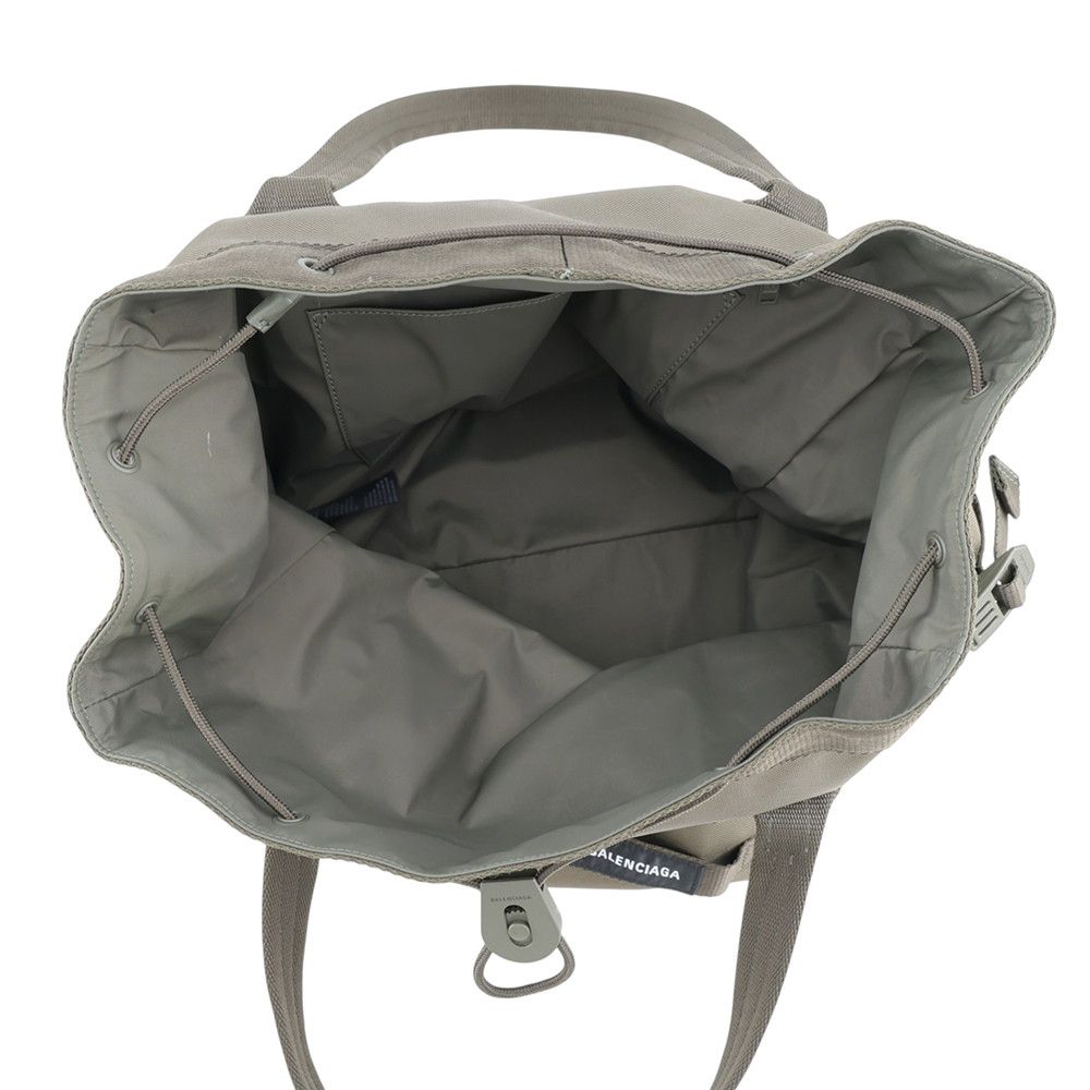 Balenciaga Tote Bag Army Canvas Nylon Black — view 5