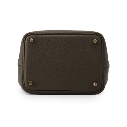 Hermes Handbag Picotin Lock PM Vert Roden Gold Taurillon Clemence — view 3