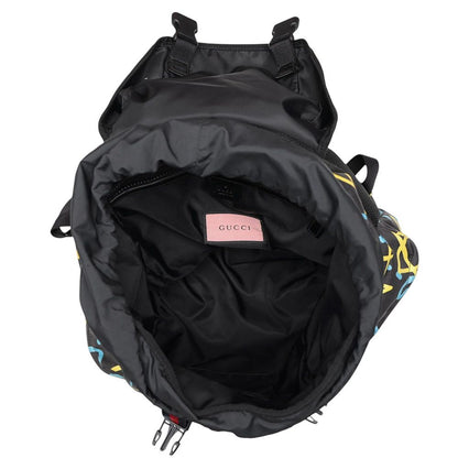 Gucci Backpack Ghost Nylon Canvas Black — view 5