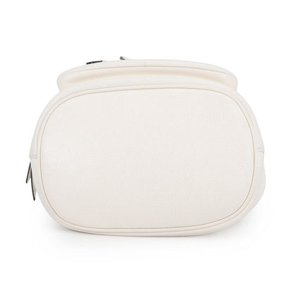 Prada Duet Triangle Logo Drawstring Leather 2-Way Shoulder Bag White — view 3