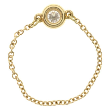 Tiffany & Co 18k Yellow Gold Elsa Peretti Bayazade Chain Ring — view 2