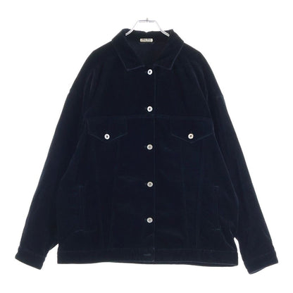 Miu Miu Tour Velvet Jacket Tracker Black