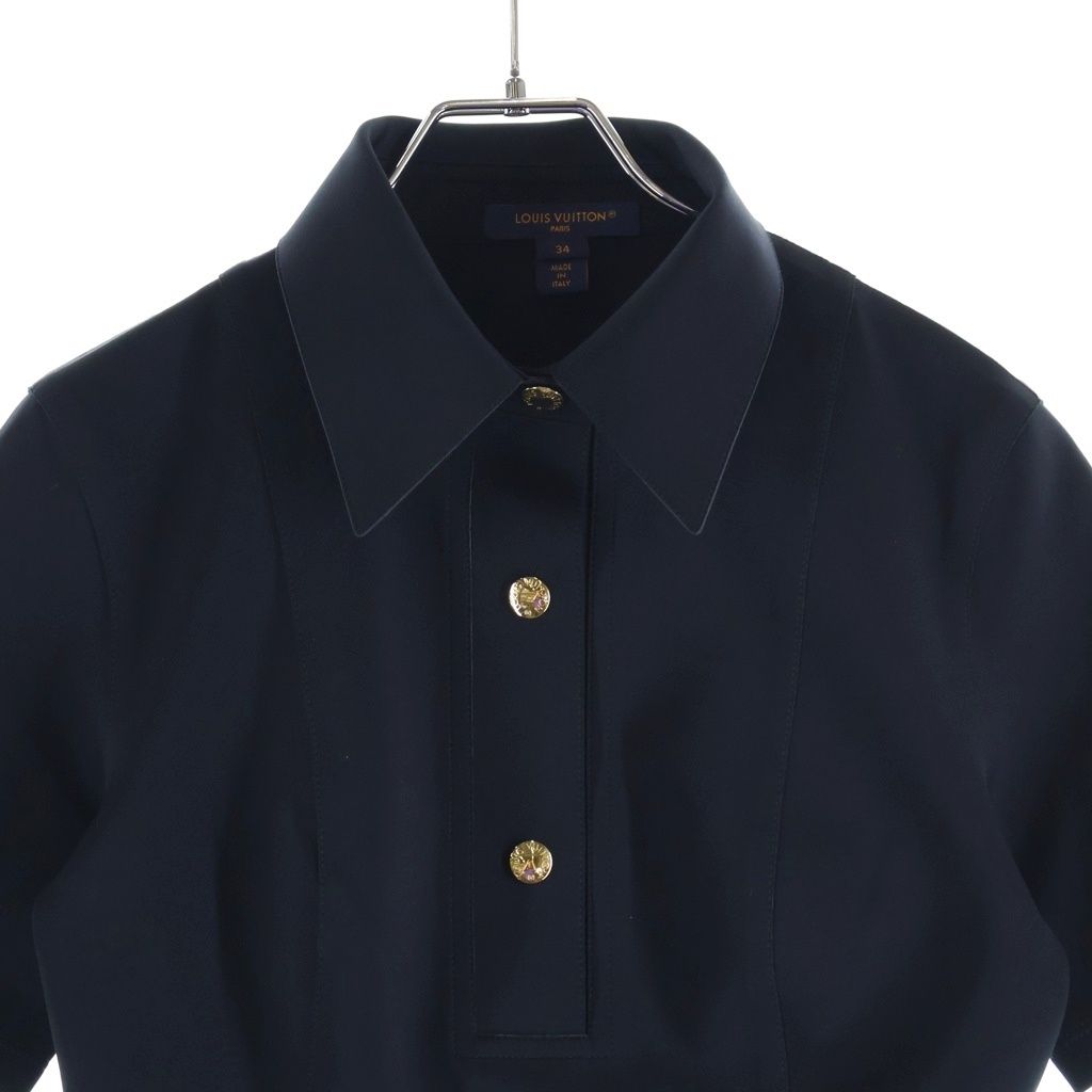Louis Vuitton Technical FT Short Sleeve Polotop Black — view 3
