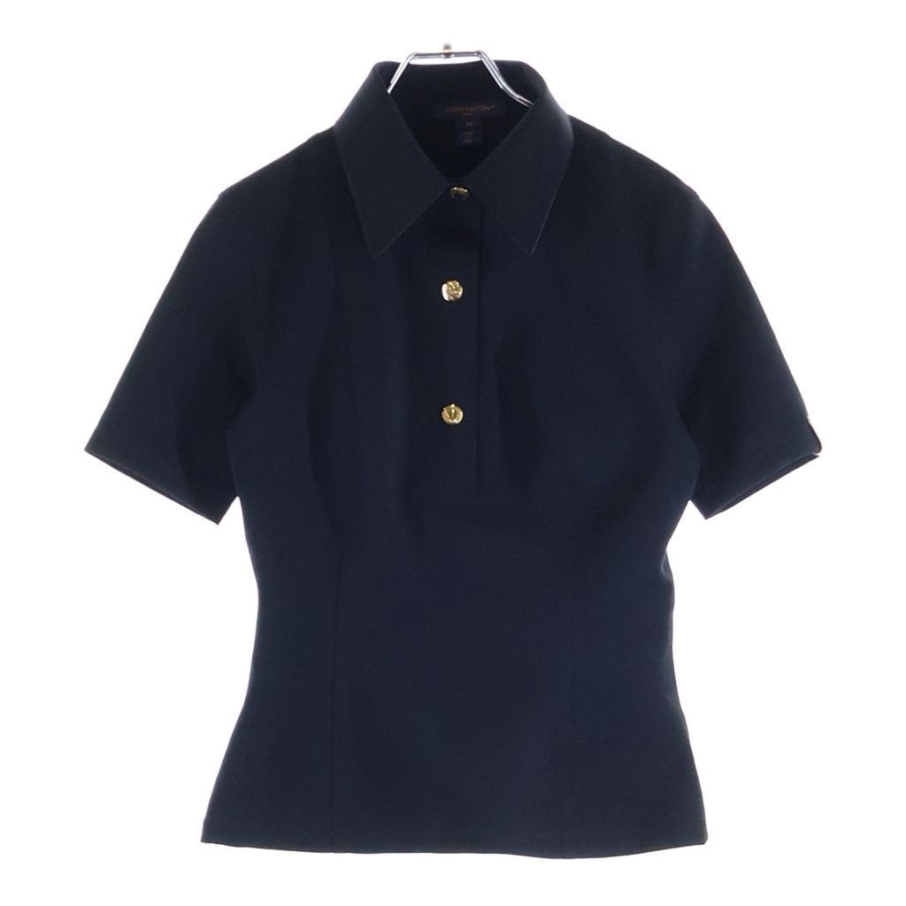 Louis Vuitton Technical FT Short Sleeve Polotop Black