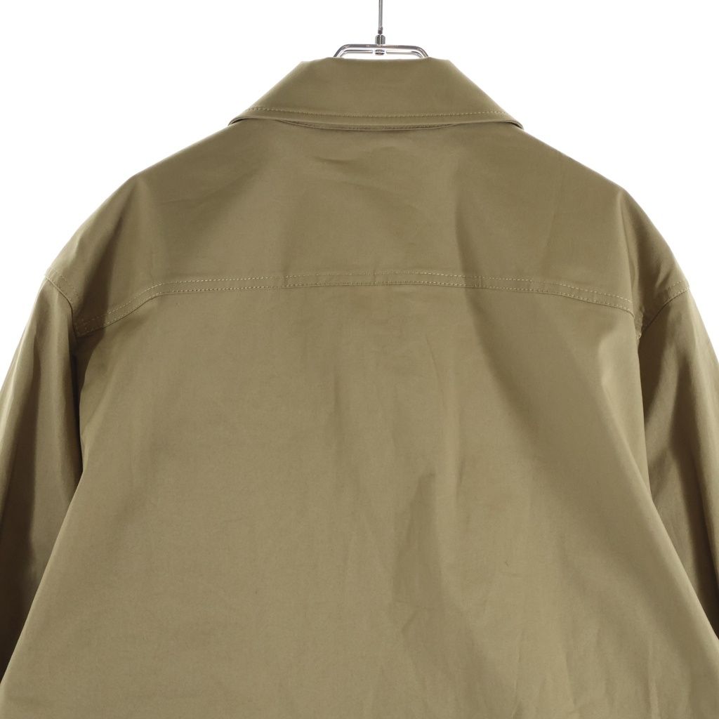 Moncler Camica Cottn Brend Gabardine Jacket Cotton Zip Up Beige — view 4