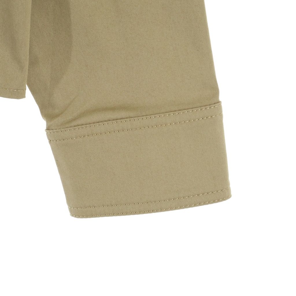 Moncler Camica Cottn Brend Gabardine Jacket Cotton Zip Up Beige — view 5