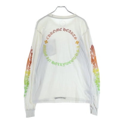 Chrome Hearts Back Circle Logo Flrl Long Sleeve Tee Gradation Floral Print