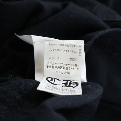 Chrome Hearts Neck Logo Short Sleeve Tee Print T-Shirt Cotton Black — view 8