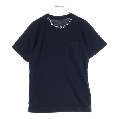 Chrome Hearts Neck Logo Short Sleeve Tee Print T-Shirt Cotton Black — view 2