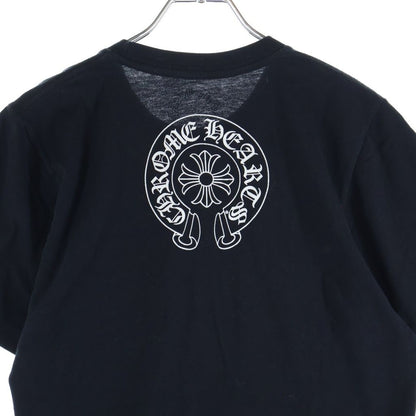 Chrome Hearts Neck Logo Short Sleeve Tee Print T-Shirt Cotton Black — view 4
