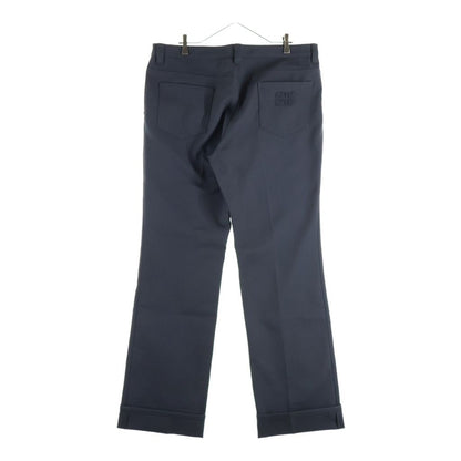 Miu Miu Polyester Pocket Logo Pants Gray — view 2