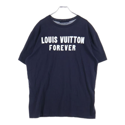 Louis Vuitton Forever Logo Printshort Sleeve T-Shirt Navy