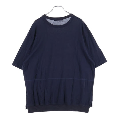Louis Vuitton Printed Patchwork Oversize Tee Print Sleeve T-Shirt Navy — view 2
