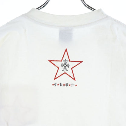 Chrome Hearts Vintage Star Print Short Sleeve T-Shirt White — view 4