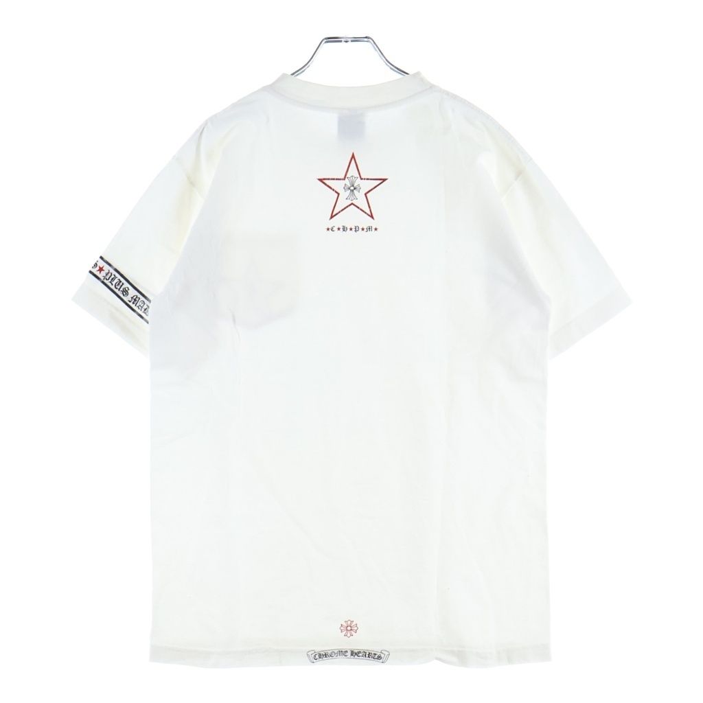 Chrome Hearts Vintage Star Print Short Sleeve T-Shirt White — view 2