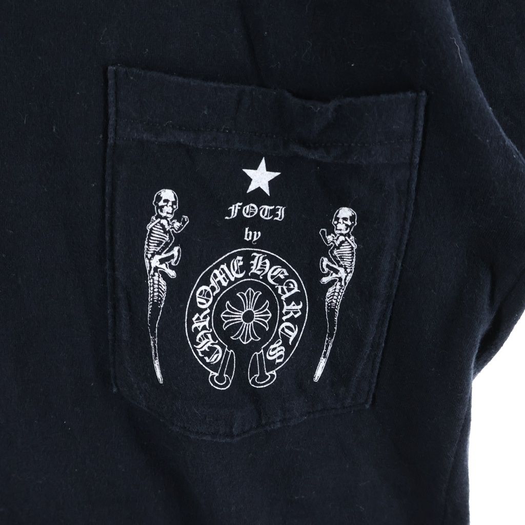 Chrome Hearts Vintage Joe Foti Exhibition Short Sleeve Tee Fotiback Print Crew — view 5