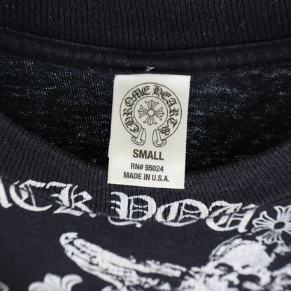 Chrome Hearts Vintage Half Sleeve T-Shirt Multi Motif Print Crew Neck Short — view 7