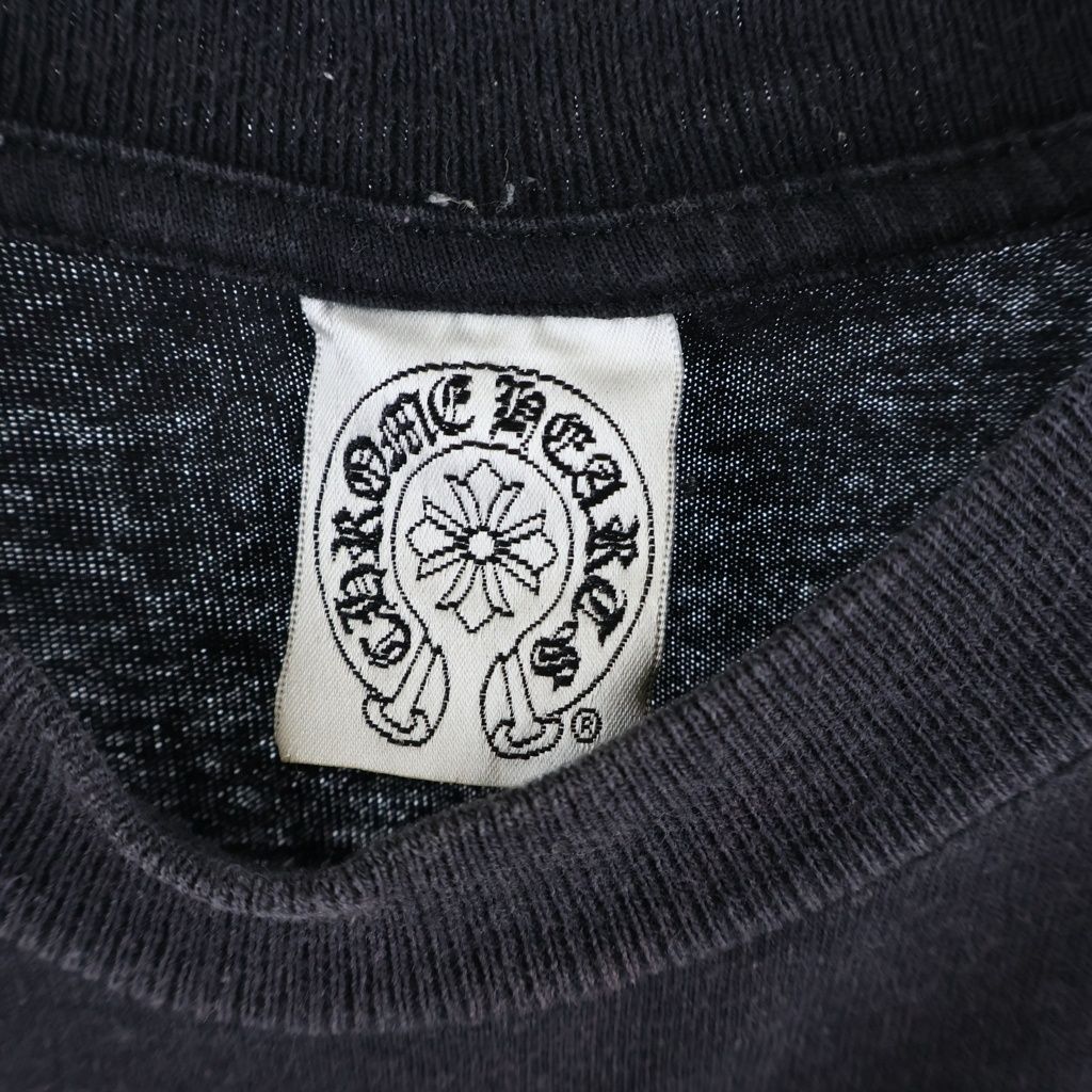 Chrome Hearts Vintage Horseshoe Short Sleeve Pocket T-Shirt Back Circle Logo — view 7
