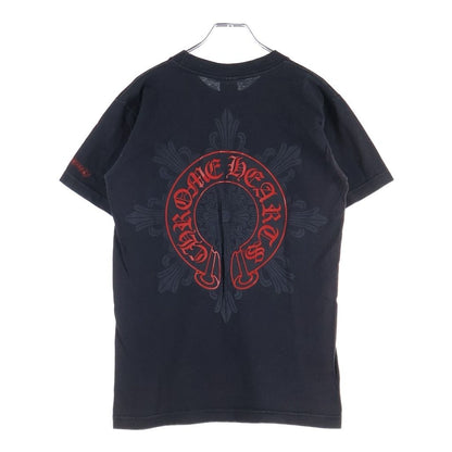 Chrome Hearts Vintage Horseshoe Short Sleeve Pocket T-Shirt Back Circle Logo