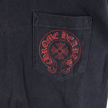 Chrome Hearts Vintage Horseshoe Short Sleeve Pocket T-Shirt Back Circle Logo — view 5