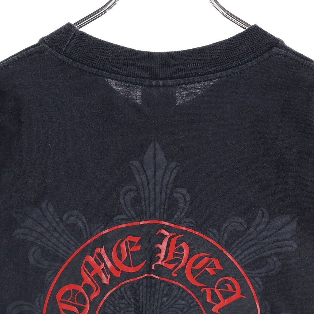 Chrome Hearts Vintage Horseshoe Short Sleeve Pocket T-Shirt Back Circle Logo — view 4