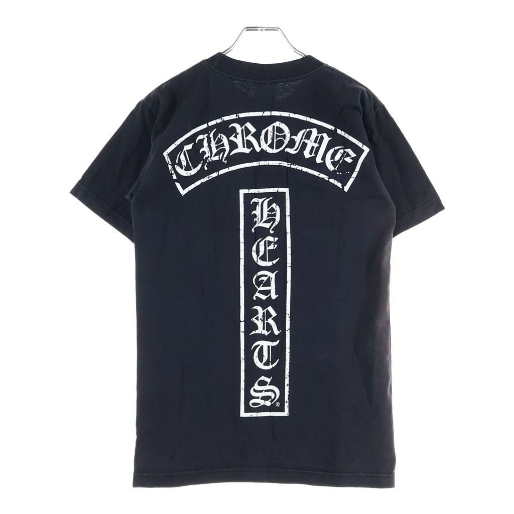 Chrome Hearts Vintage T-bar Short Sleeve Star Print Crew Neck T-Shirt Black