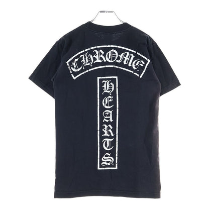 Chrome Hearts Vintage T-bar Short Sleeve Star Print Crew Neck T-Shirt Black