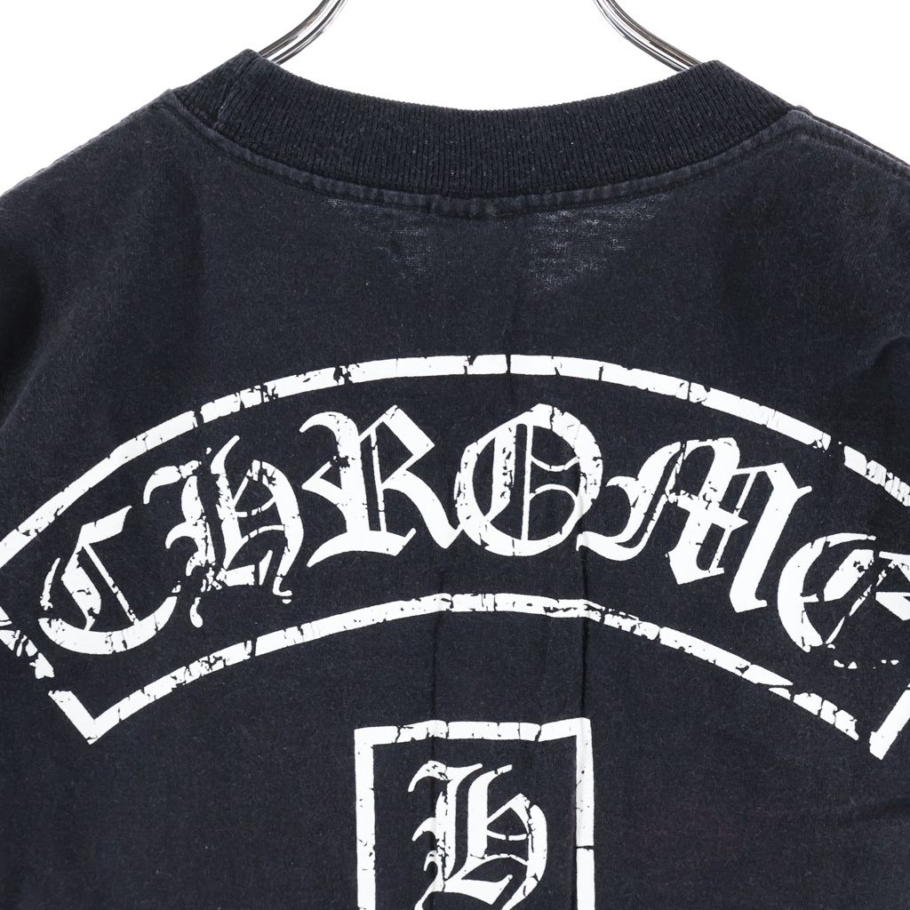 Chrome Hearts Vintage T-bar Short Sleeve Star Print Crew Neck T-Shirt Black — view 4