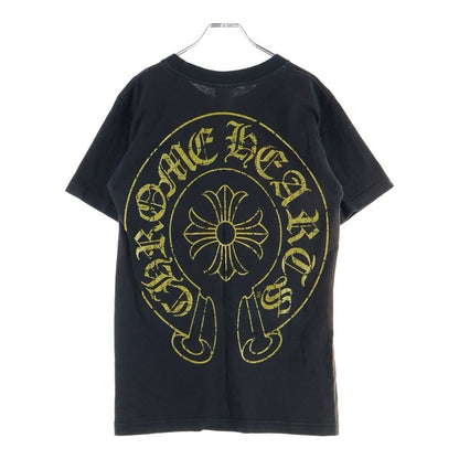 Chrome Hearts Vintage CH Pls Horseshoe Short Sleeve Tee CH Plus Print Crew Neck