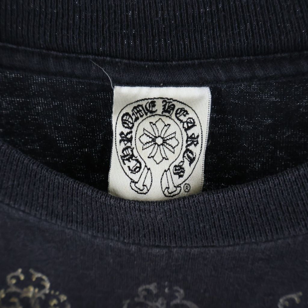 Chrome Hearts Vintage Vine Dagger Long Sleeve Tee All Over Print Crew Neck — view 6