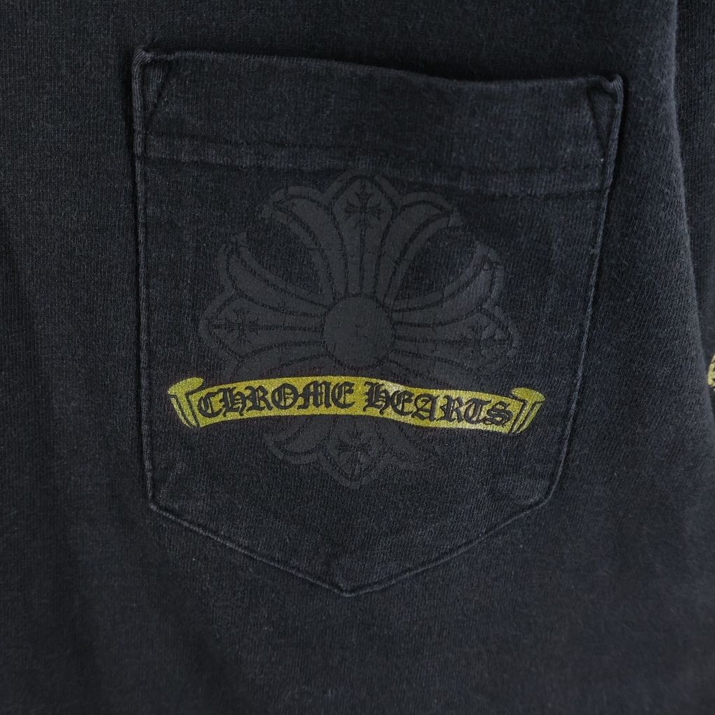 Chrome Hearts Vintage CH Pls Horseshoe Long Sleeve Tee CH Plus Print Crew Neck — view 4