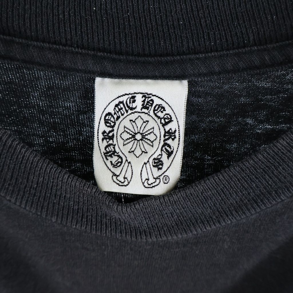 Chrome Hearts Vintage CH Pls Horseshoe Long Sleeve Tee CH Plus Print Crew Neck — view 6