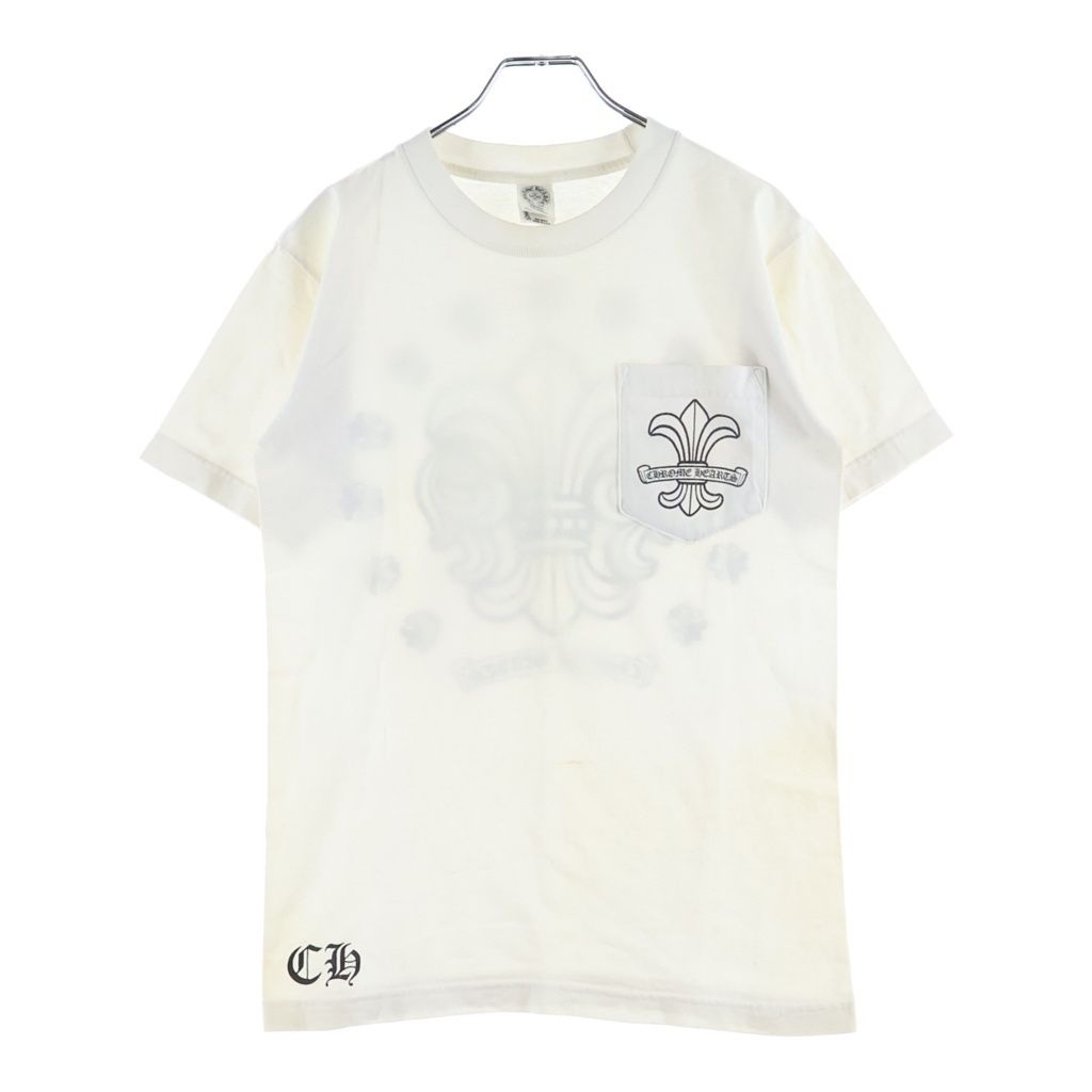 Chrome Hearts Vintage Short Sleeve BS Flare Circle Print Crew Neck T-Shirt White — view 2