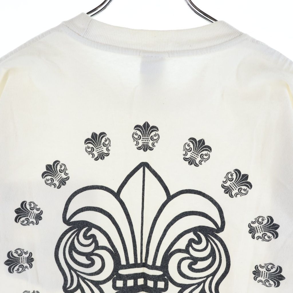 Chrome Hearts Vintage Short Sleeve BS Flare Circle Print Crew Neck T-Shirt White — view 4