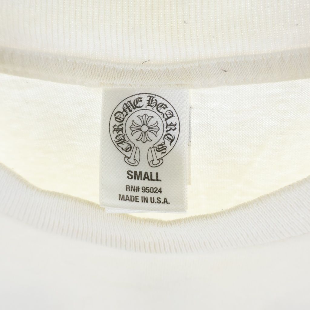 Chrome Hearts Vintage Short Sleeve BS Flare Circle Print Crew Neck T-Shirt White — view 7
