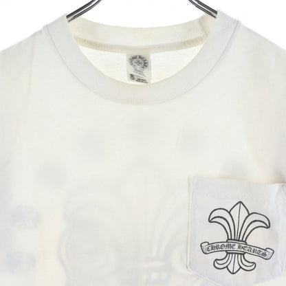 Chrome Hearts Vintage Short Sleeve BS Flare Circle Print Crew Neck T-Shirt White — view 3