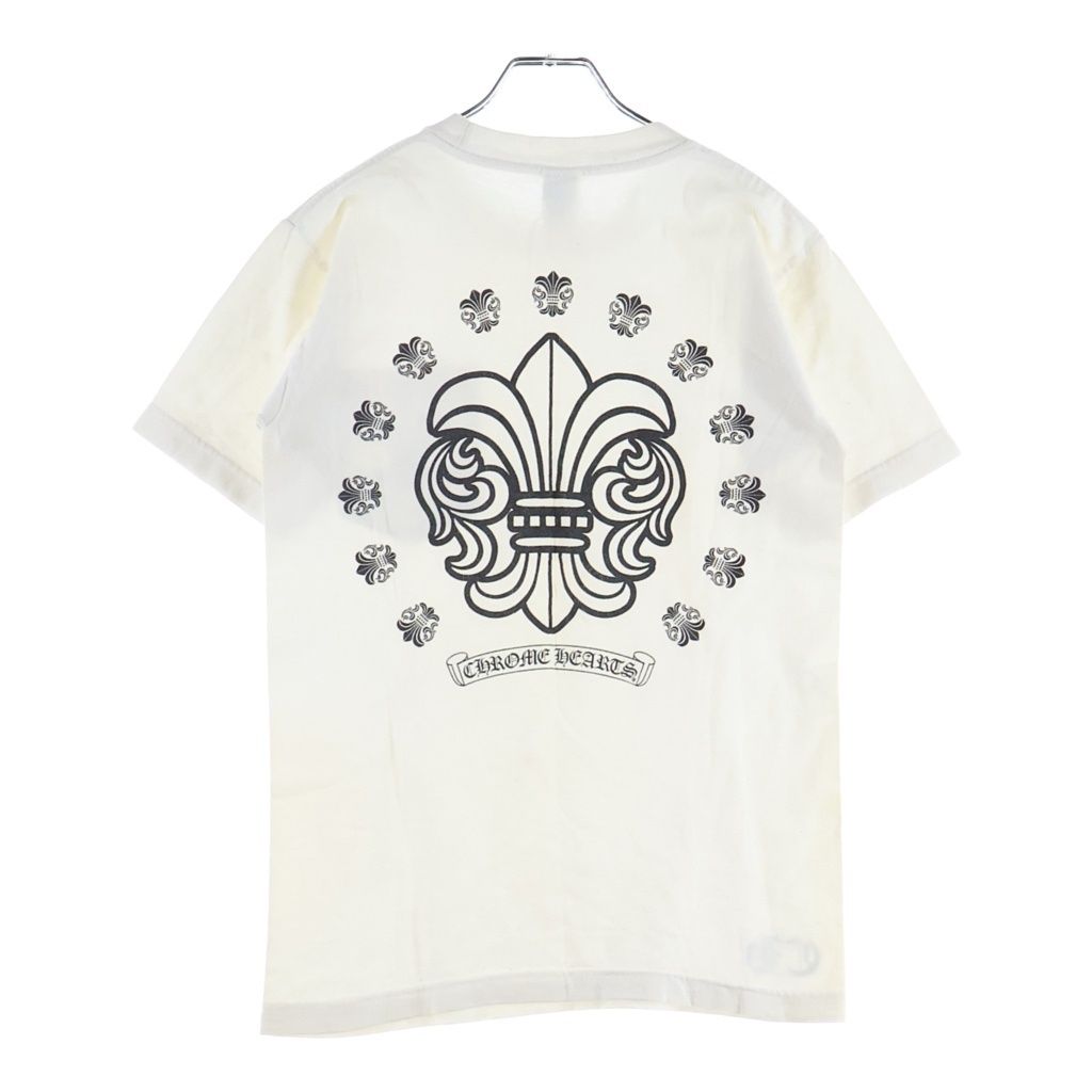 Chrome Hearts Vintage Short Sleeve BS Flare Circle Print Crew Neck T-Shirt White
