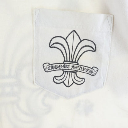 Chrome Hearts Vintage Short Sleeve BS Flare Circle Print Crew Neck T-Shirt White — view 5