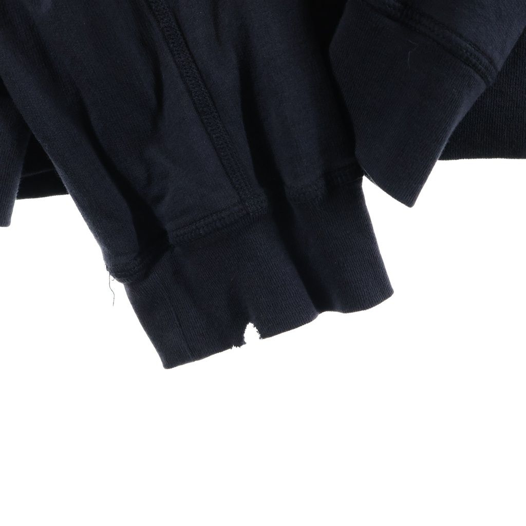 Chrome Hearts Vintage CH Plus Print Dagger Zip Up Hoodie Raglan Sleeve Black — view 5