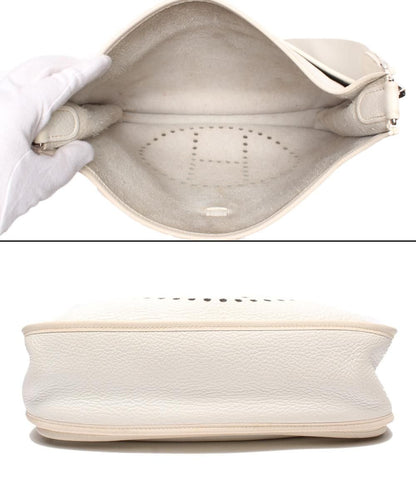 Hermes Shoulder Bag Crossbody Silver Evelyne 1 PM — view 3