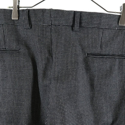 Fendi Wool Sheer Side Line Flat-front Trousers Pants Black — view 4